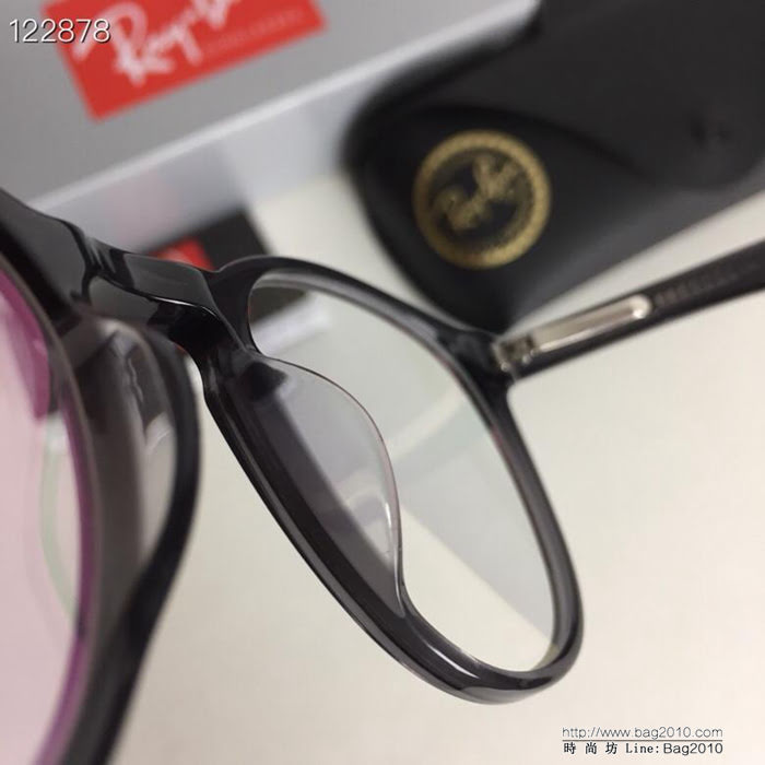 RAYBAN雷朋 眼鏡框 RB7075個性新款 大框圓款 板材商務休閒近視鏡  lly1325
